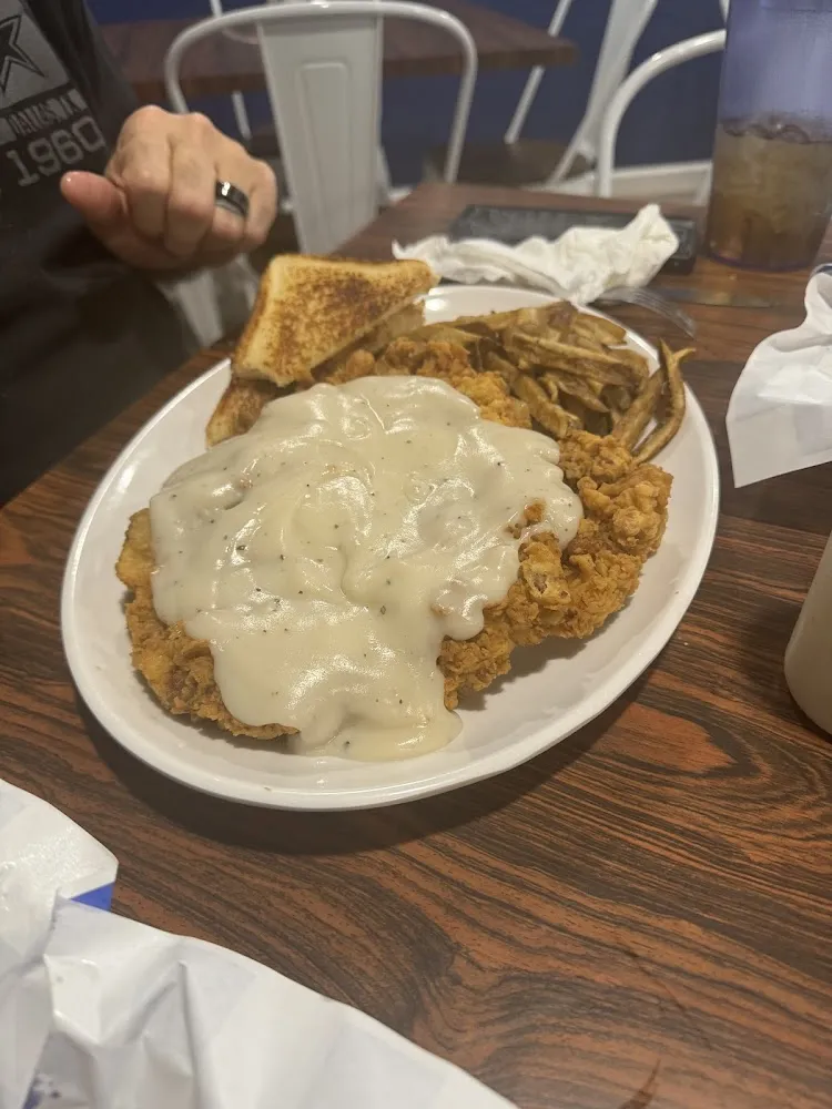 Chicken Fried Steak and Fries